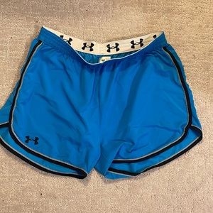 Under Armour work out shorts - bright blue